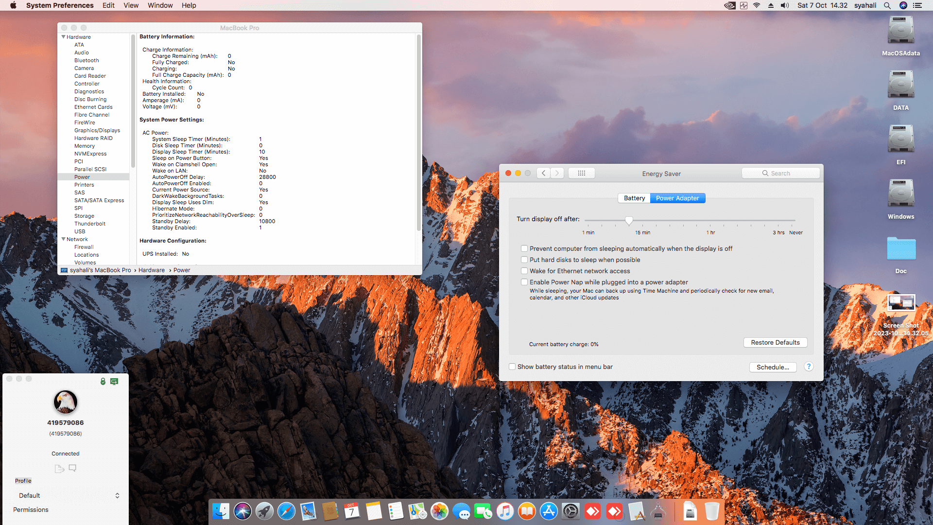 AVADirect Clevo P750DM2 G Gaming Laptop [SkyLake + Nvidia GTX 1070 + PS2 SMBUS]   OpenCore 1